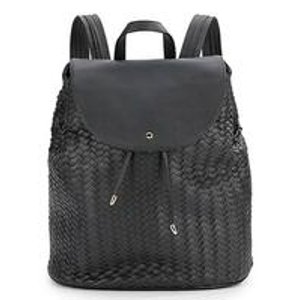 Deux Lux Wink Woven Front Flap Backpack