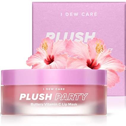 Plush Party Lip Balm | Hydrating Overnight Lip Mask for Dry Lips with Shea Butter | Korean Skincare, Vegan, Cruelty-free, Gluten-free, Paraben-free