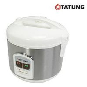TATUNG TRC-8BD1 White/Stainless 8 Cup Rice Cooker 