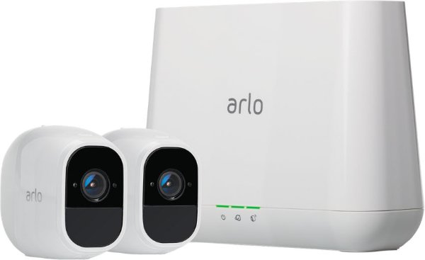Pro 2 1080p 家庭无线安防系统 2个摄像头套装