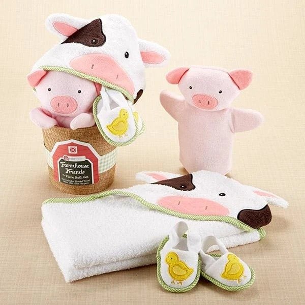 宝宝礼盒套装 农场小猪