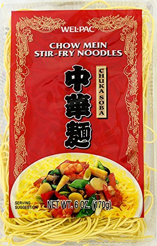 Welpac Chow Mein Stir-Fry Noodles, 6 Ounce (Pack of 12)