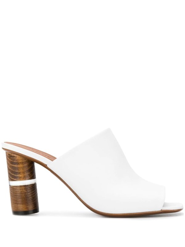 Cerato wooden heel mules