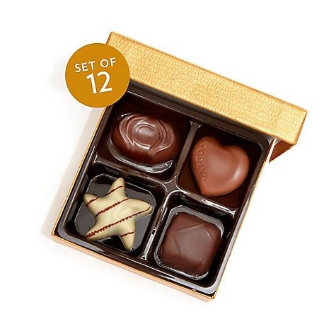 Chocolate Gold Favor, Set of 12, 4 pc. each | GODIVA