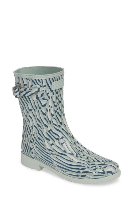 Original Coral Print Refined Short Waterproof Rain Boot