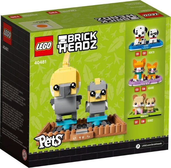 Cockatiel 40481 | BrickHeadz | Buy online at the Official LEGO® Shop US