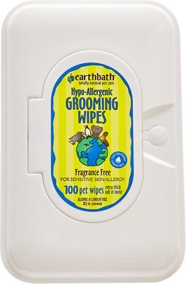Earthbath Hypo-Allergenic Grooming Wipes, 100 count - Chewy.com