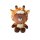 Plush Figure - Giraffe Brown Character Cute Soft Sitting Stuffed Doll, 10 Inches