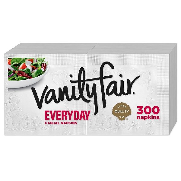 Everyday Luncheon Napkins, 2-Ply, White, 300/Pack (35503/14)