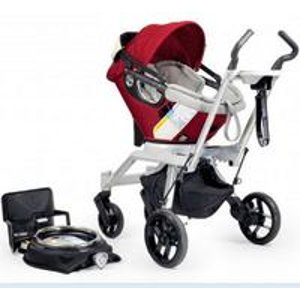Orbit Baby G2 推车架+婴儿汽车座椅旅行组合（黑红色）