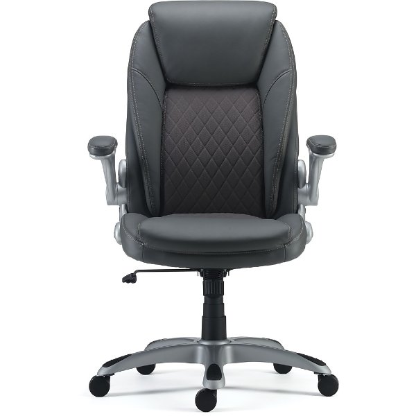 Sorina Bonded Leather Chair, Grey (53253)