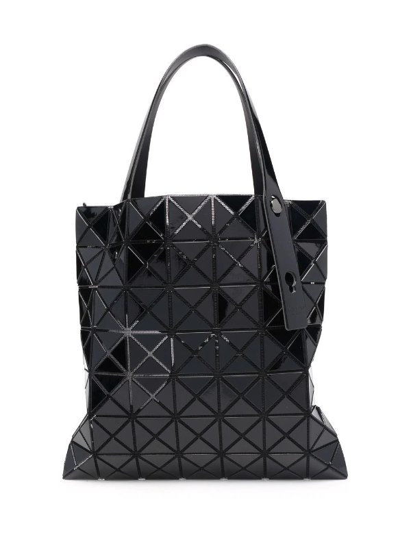 Prism geometric-pattern tote bag