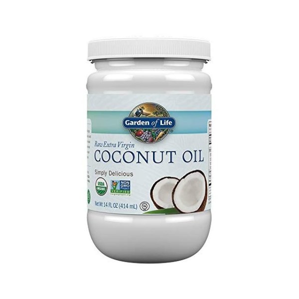 Organic Extra Virgin Coconut Oil - Unrefined Cold Pressed Coconut Oil for Hair, Skin and Cooking, 14 Ounce