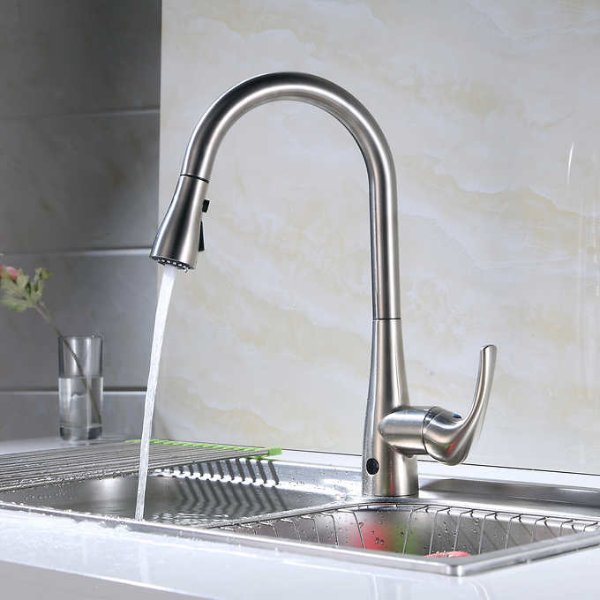 Flow Motion Activated Pull-Down Kitchen Faucet