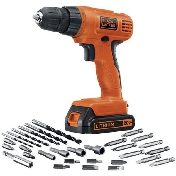 BLACK + DECKER20V 电钻30件套