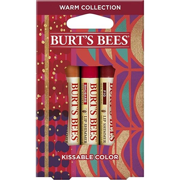 Burt's Bees 100%纯天然滋润护唇膏 3支花香混合装