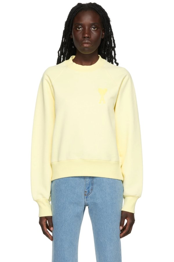 Yellow Ami de Coeur Sweatshirt