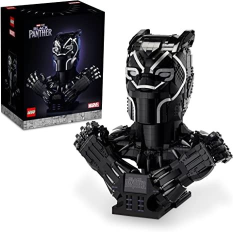 Marvel Black Panther, King T’Challa Model Building Kit, 76215 Collectible Wakanda Forever Memorabilia, Super Hero Set for Adults and Teens, Avengers Infinity Saga
