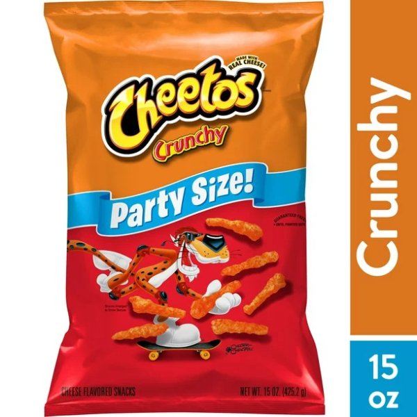 Cheetos Crunchy Cheese Flavored Snacks, 15 oz