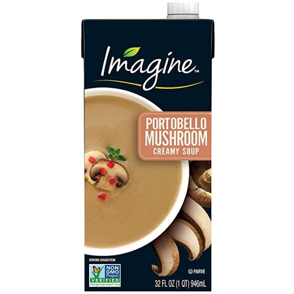 Imagine Creamy Soup, Portobello Mushroom, 32 oz.