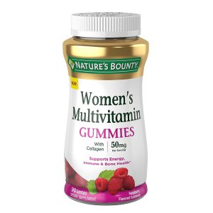 Nature's Bounty 女性综合维生素软糖 + 50mg胶原蛋白 90粒