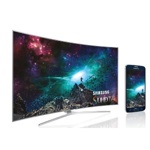 Samsung UN48JS8500 48" Class 4K SUHD Ultra Full HD 3D Smart LED TV+ Samsung Galaxy S6 smartphone