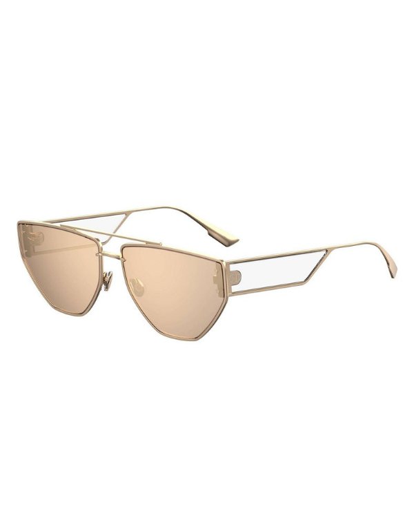 Clan2 Metal Rectangle Sunglasses