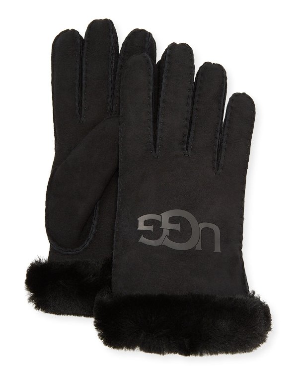 Sheepskin Logo Gloves