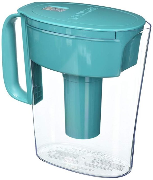 Small 5 Cup Metro Water Pitcher with Filter - BPA Free - Turquoise