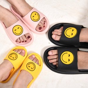 史低价：DL 儿童笑脸主题防滑拖鞋，三色可选