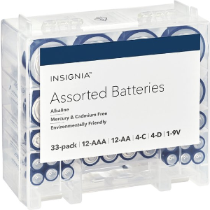 Insignia 碱性电池套装 & CR2032 纽扣电池