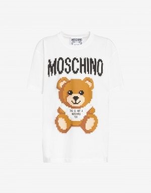 T-shirt Teddy Bear Pixel Capsule - Capsule Collection - FW19 COLLECTION - Moods - Moschino | Moschino Shop Online