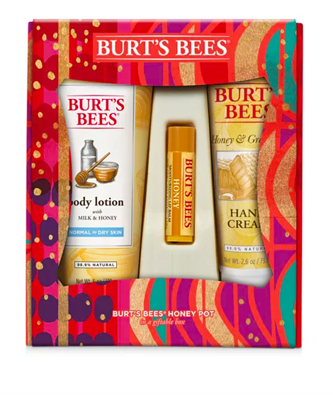 Burt's Bees 3-Pc. Honey Pot Gift Set护肤礼盒