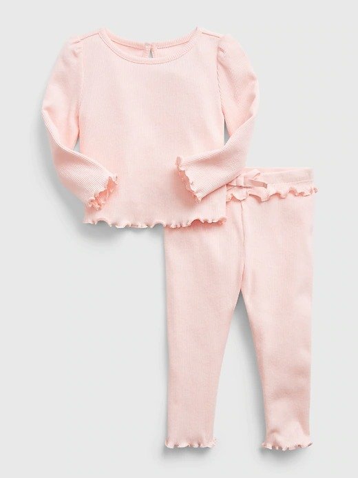 Baby Mix and Match Ribbed-Knit Outfit Set