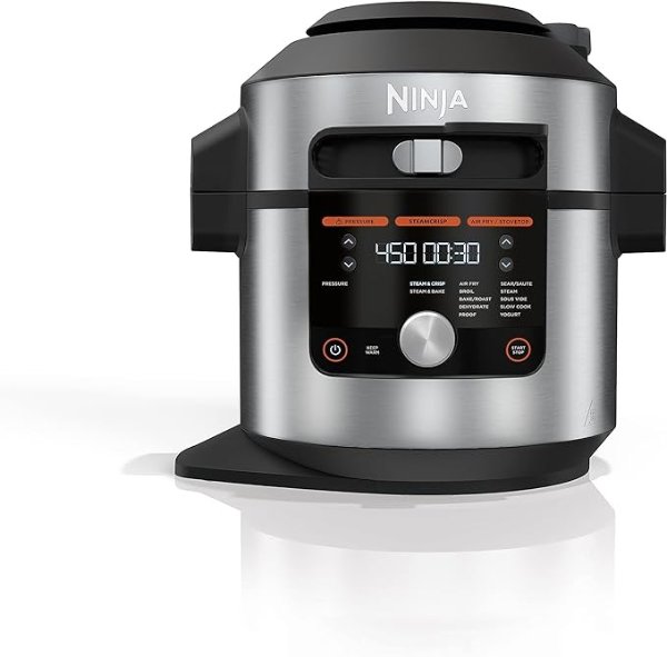 OL601 Foodi XL 8 Qt. Pressure Cooker Steam Fryer with SmartLid, 14-in-1