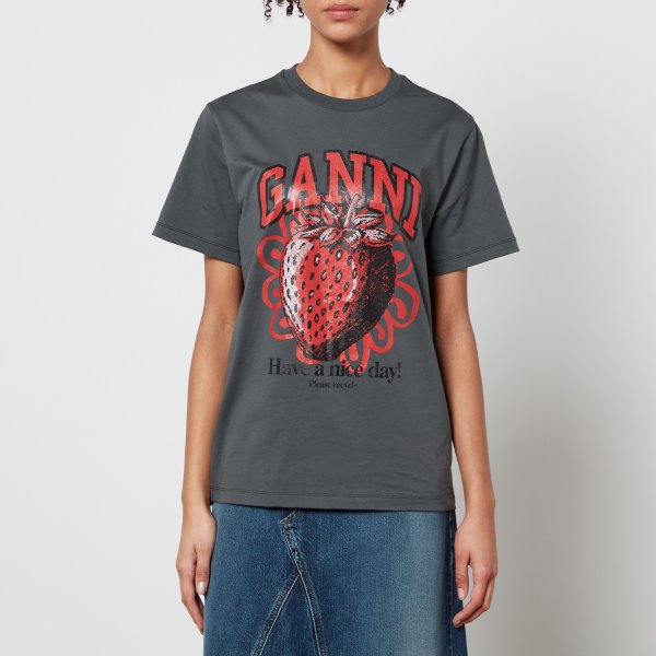 Ganni 草莓T恤