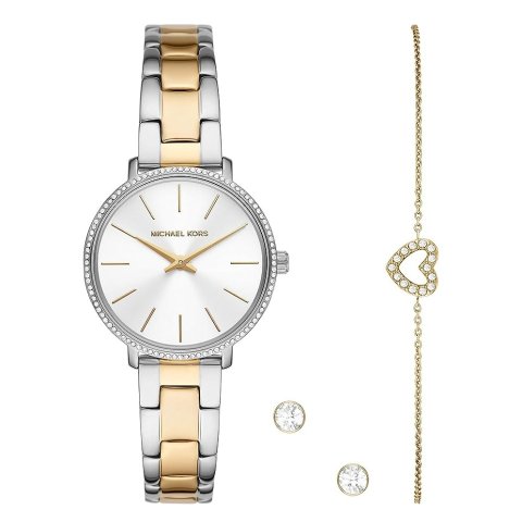 Michael Kors Women s Mini Pyper Two Hand Stainless Steel Watch