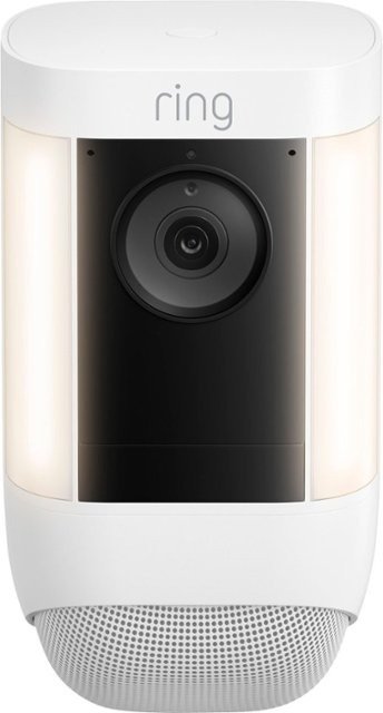 Spotlight Cam Pro Outdoor Wireless 1080p Battery Surveillance Camera - White
