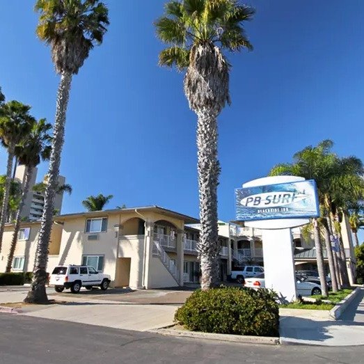 Stay at PB Surf Beachside Inn in San Diego, CA
