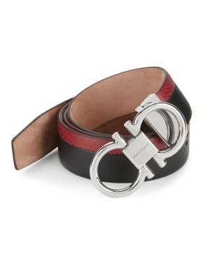 - Gancini Leather Belt