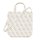 Cross Tote Bag - SALLY Character Pattern Printed Eco Friendly Cotton Shoulder Bag, Ivory
