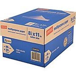 Staples® Multipurpose Paper, 8 1/2" x 11", 5000 sheets Case