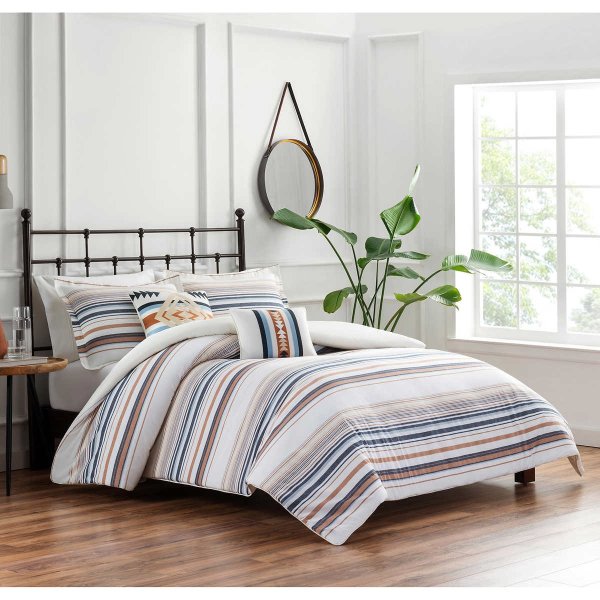 5-piece Comforter Sets, Savannah Stripe