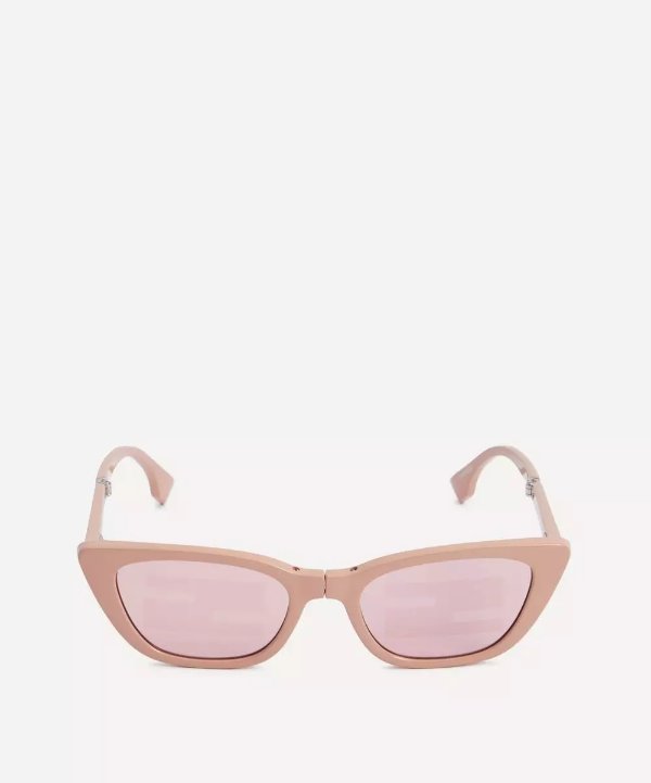 猫眼粉色墨镜