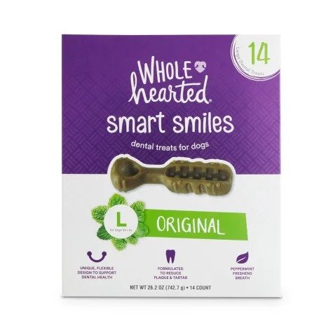 Smart Smiles Original Flavor Large Dog Dental Treats, 26.2 oz., Count of 14 | Petco