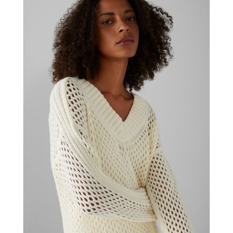 Club MonacoMesh Boucle Sweater
