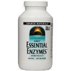 only for PM! Source Naturals Daily Essential Enzymes, 500mg, 360 Capsules