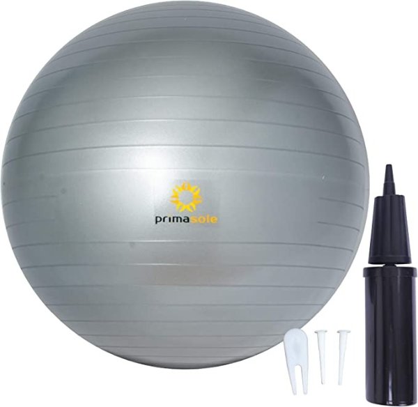 Primasole 健身瑜伽球45cm 银灰色 带充气泵
