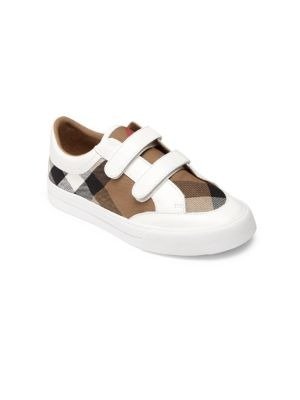 - Kid's Leather Slip-On Sneakers