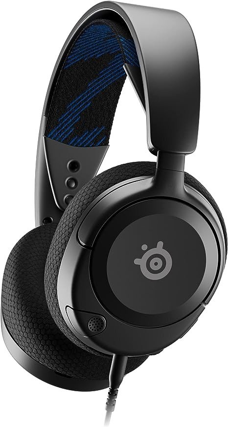 New Arctis Nova 1P Multi-System Gaming Headset — Hi-Fi Drivers — 360° Spatial Audio — Comfort Design — Durable — Lightweight — Noise-Cancelling Mic — PS5/PS4, PC, Xbox, Switch - Black
